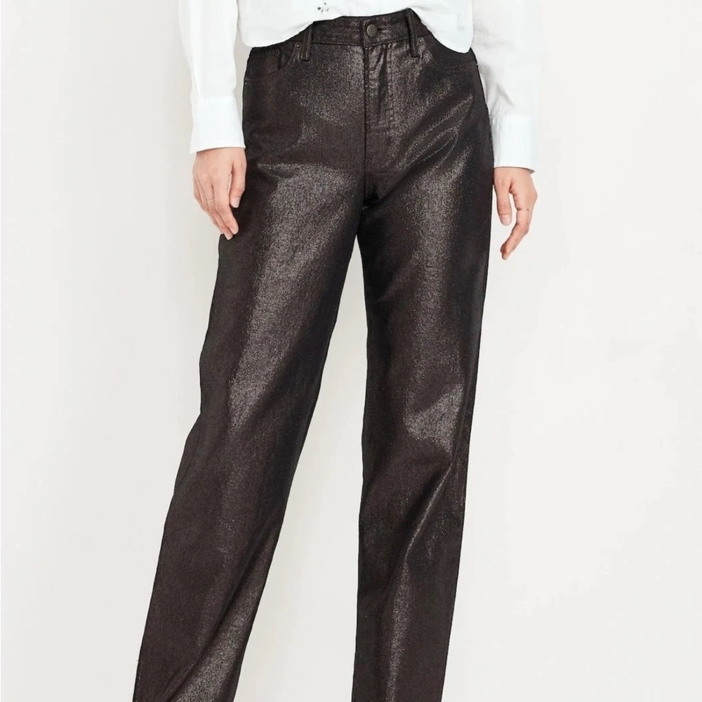 🆕 Shimmering Black Pants
